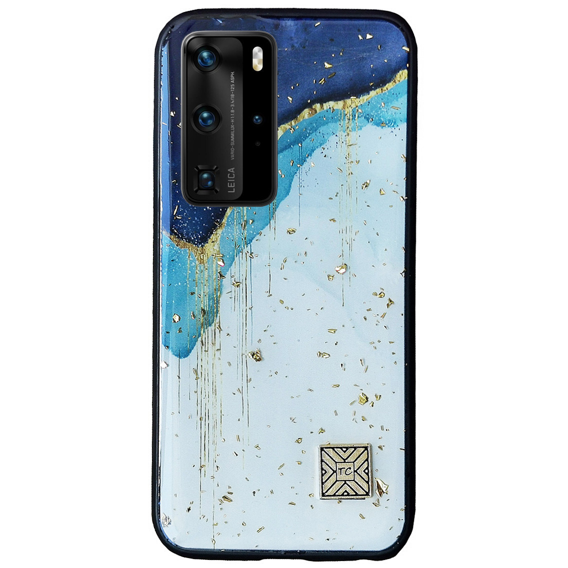 Чохол Epoxy Case для Huawei P40 Pro White Wave, фото 1