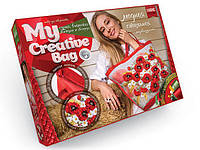 Набор для творчества DankoToys DT MCB-01-01 Сумка вышитая лентами и бисером My Creative Bag