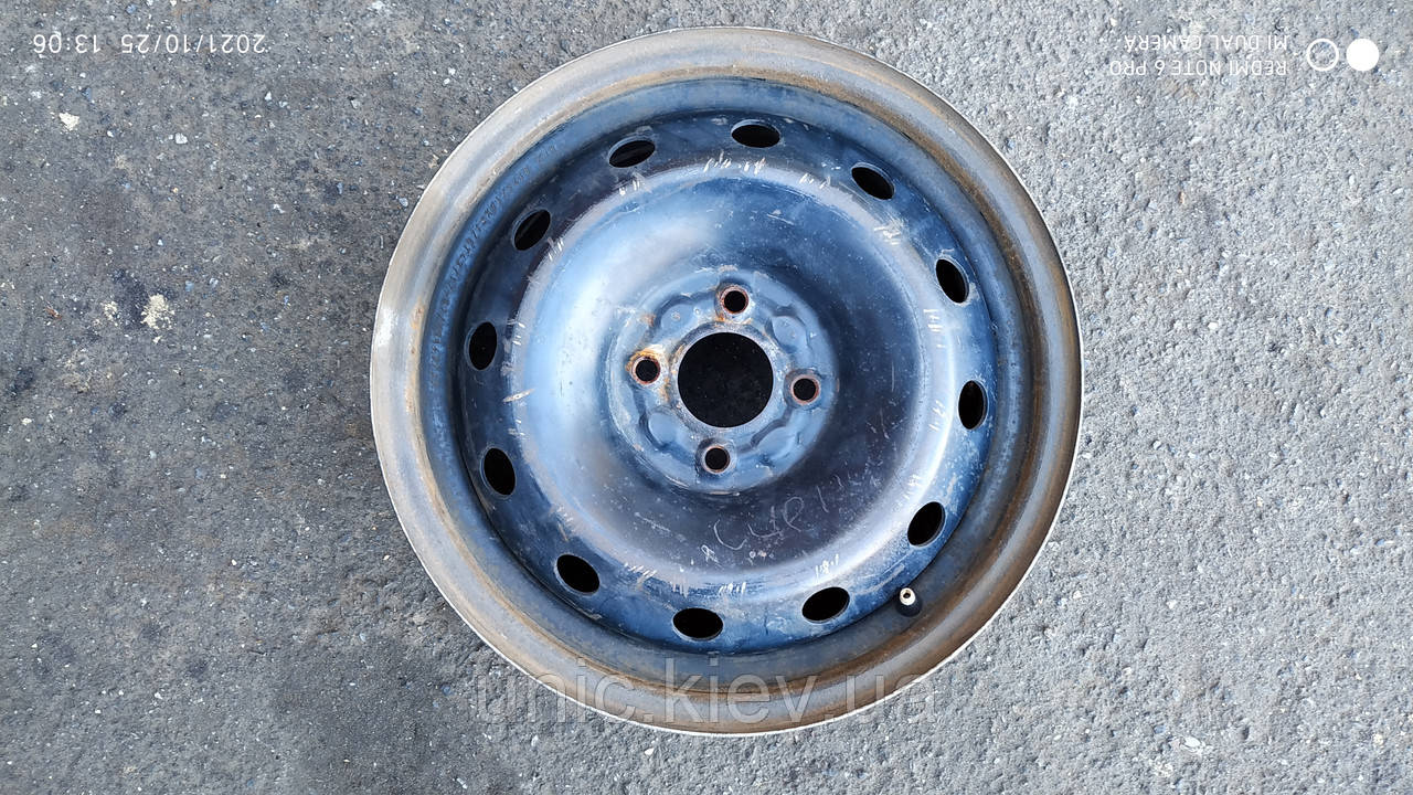 Диск колісний сталевий KFZ 8175 R15 Рено Логан б/в, фото 1