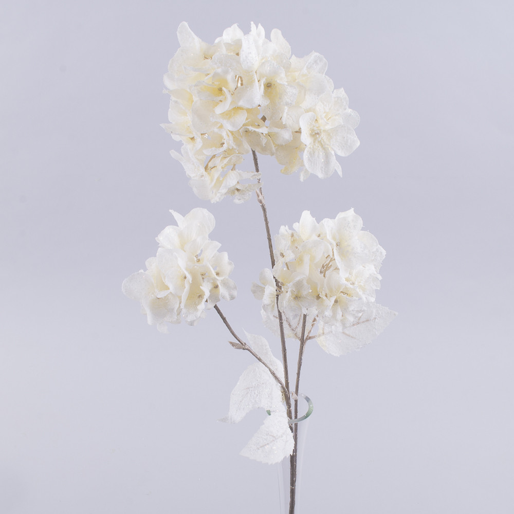 Квіти гортензія новорічна засніжена №3804 - фото 1 - id-p1499924552