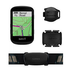 Велонавігатор Garmin Edge 530 Bundle з GPS + датчики швидкості, частоти обертів і серцевого ритму