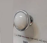 Ручка меблева кнопка Virno Azure 100R WTC A0 хром, фото 3