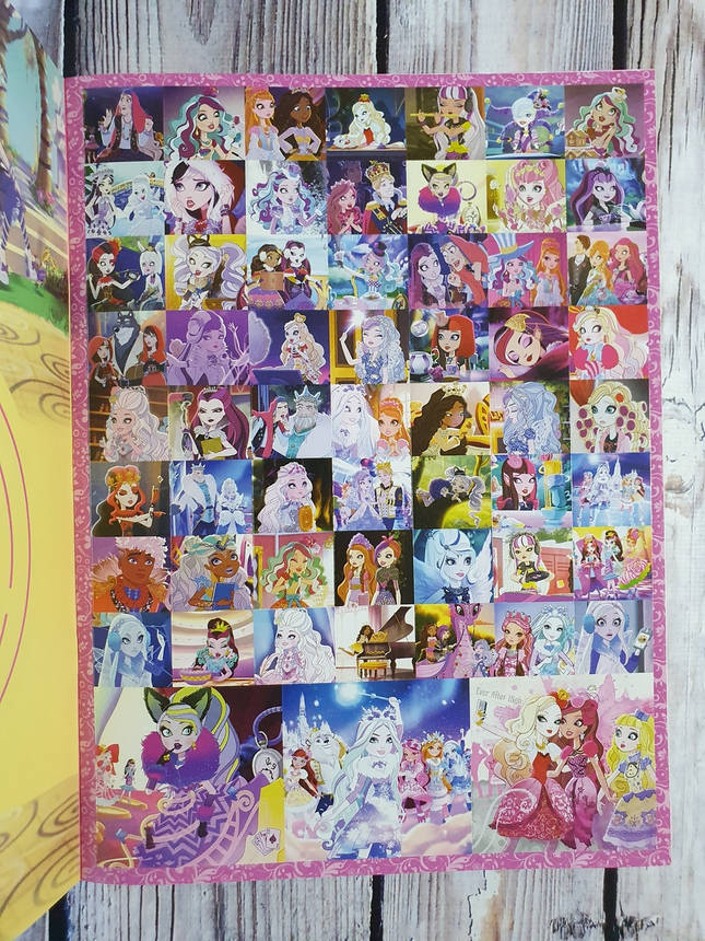 Розфарбовка із завданнями для малюків "Ever After High" (+118 наліпок, 10 сторінок) | Читанка, фото 3
