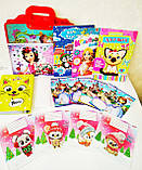 Шкільний набір канцтоварів для дівчинки, 28 предметів, фото 3