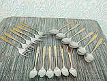 Набір столових ложок 6 шт, набір столових приладів. Столові ложки., фото 2