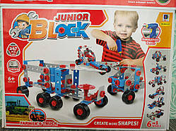 Конструктор Junior Block 5 в 1 | Дитячий конструктор | Конструктор для хлопчика | Конструктор на шурупах |