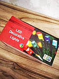Гірлянда світлодіодна новорічна кольорова 300 LED 20 м <unk> Гірлянда електрична<unk> Новорічна гірлянда, фото 5