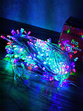 Гірлянда світлодіодна новорічна кольорова 300 LED 20 м <unk> Гірлянда електрична<unk> Новорічна гірлянда, фото 9