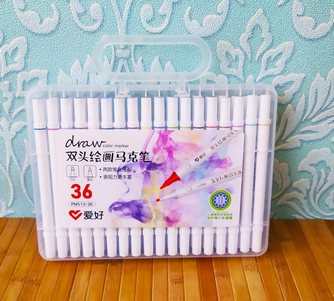 Скетч маркери SketchMarker двосторонні для паперу набір 36 шт. <unk> Скет Маркер <unk> SketchMarker