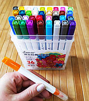 Скетч маркери SketchMarker двосторонні для паперу набір 36 шт | Скет Маркер | SketchMarker