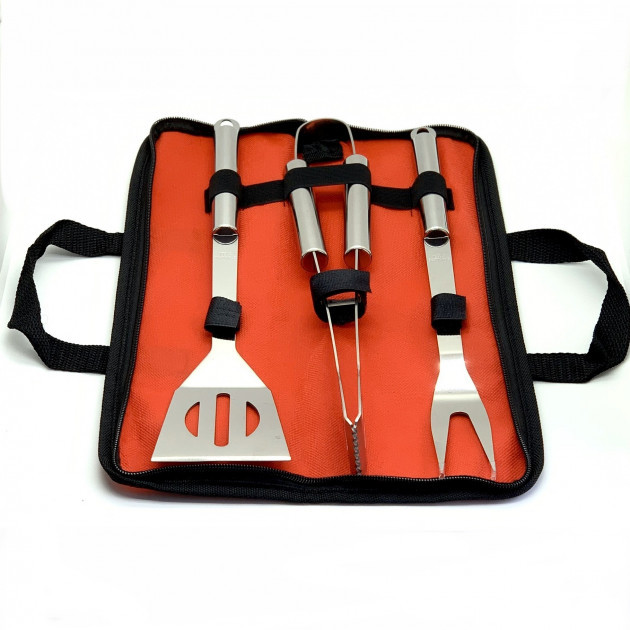 Набор для барбекю и гриля | Набір для барбекю в чохлі 3 в 1 Stenson (MH-0915), фото 1