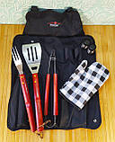 Набір для барбекю і гриля | Набір аксесуарів для барбекю | Набір для барбекю і гриля з фартухом |, фото 2