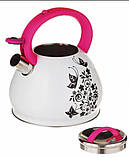 Чайник з нержавіючої сталі 3 л "А-Плюс". | Чайник А-Плюс WK-1328 |, фото 3