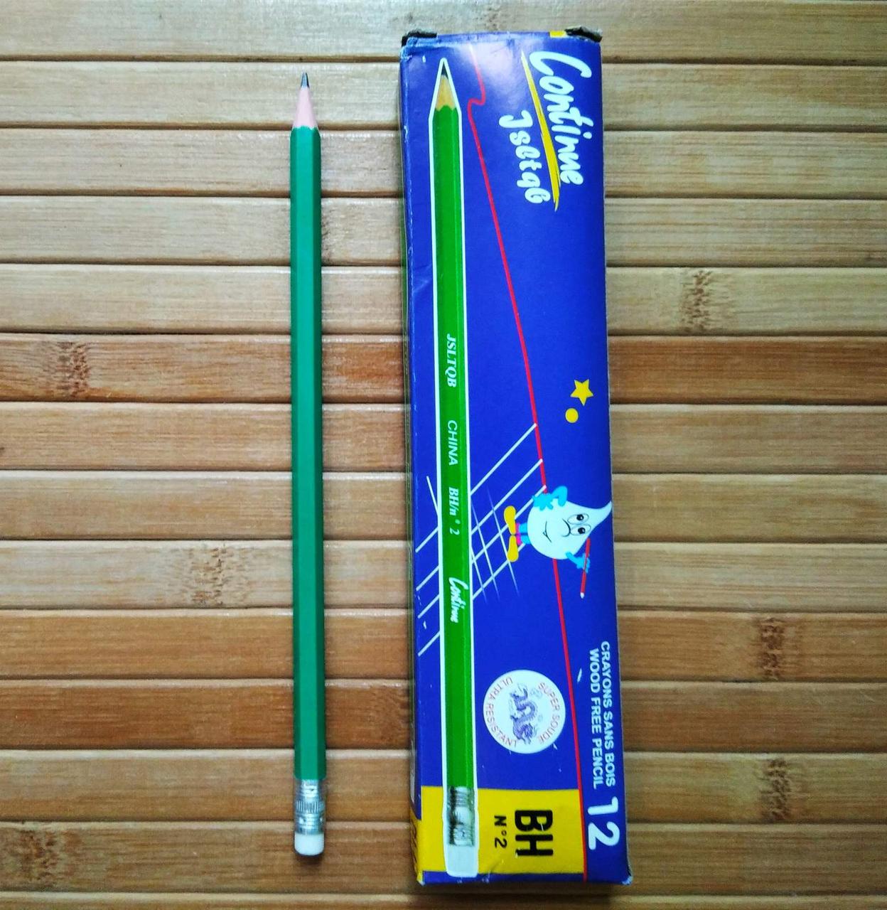 Простий олівець Conte" з гумкою, фото 1