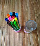 Фломастери 12 кольорів | Фломастери 12 шт в тубусі | Яскраві фломастери |, фото 2