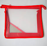 Папка для зошитів прозора на блискавці (А5, в асортименті) | Папка для зошитів одне відділення |, фото 3