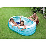 Надувний дитячий басейн Сімейний INTEX 262*175*56 см <unk> дитячий басейн <unk> дитина надувний басейн, фото 2