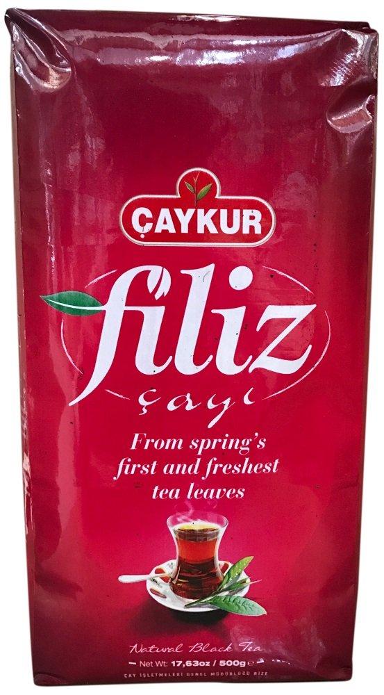 Чорний чай з Туреччини натуральний класичний без ароматизаторів Caykur Filiz Turkish Black Tea 500 грам Grida