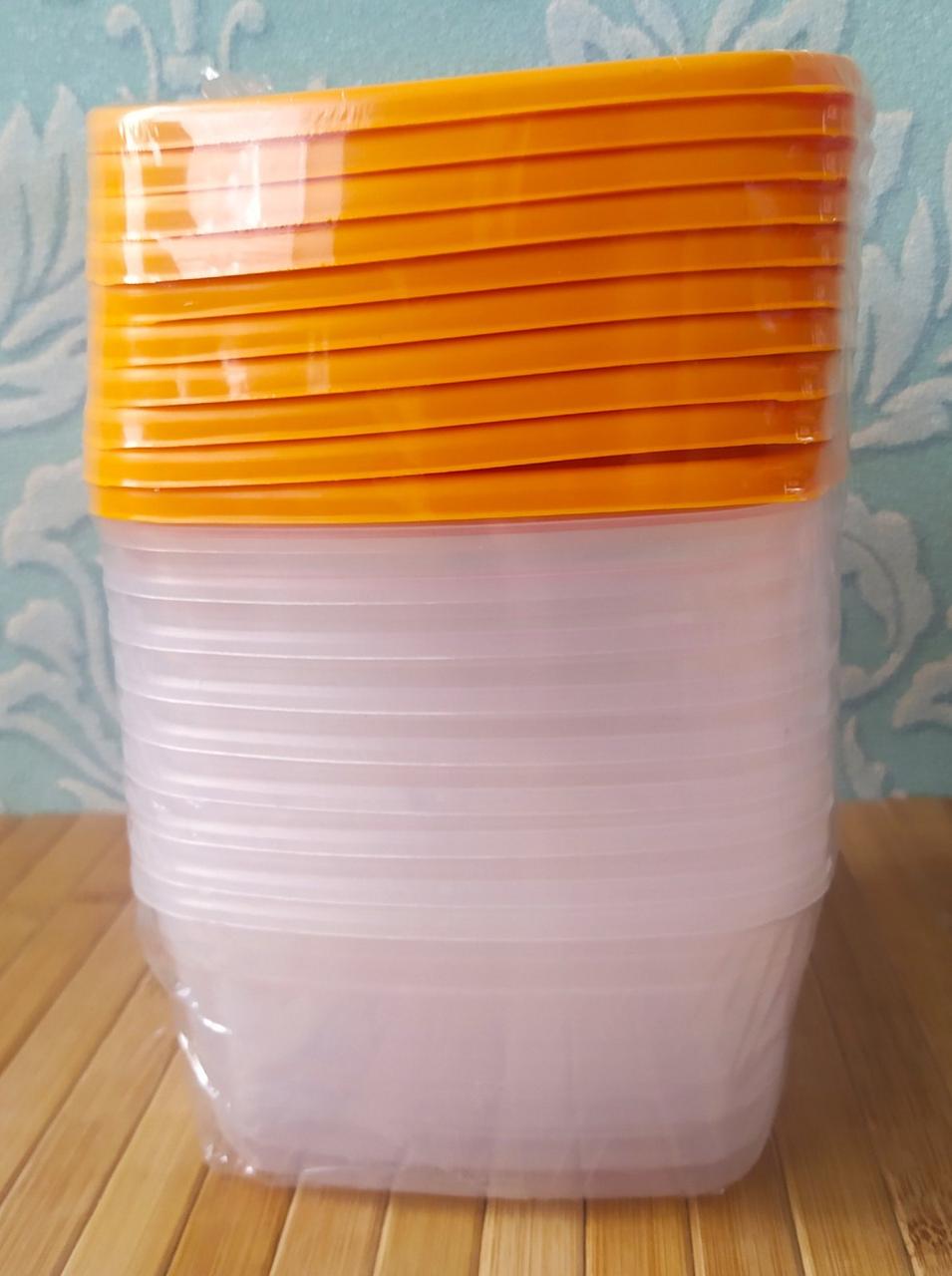 Набір лотків, лоточки, судочки, лоток, судок, контейнер для їжі 10шт | Лотки харчові, фото 1