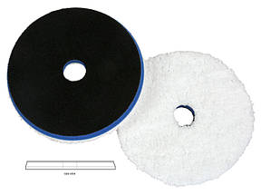 Полірувальний круг микрофибровый жорсткий - Lake Country HDO Heavy Cutting Fiber Pad w/ Blue 125 мм (HDO-550F), фото 2