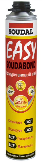 Клей-піна Soudabond Easy Gun (Соудабонд Ізі Ган) 750 мл, фото 1