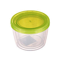 Набір контейнерів круглих Ал-Пластик TWIST 3в1 600/880/1180 мл, фото 3