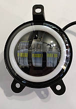 LED-балка світлодіодна балка W3+DRL ходовий вогонь 30W круг LADA Priora Лада Приора Газель
