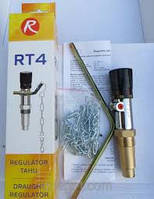 Термостатичний регулятор потужності REGULUS RT 4 з регулятором - ланцюжком для твердопаливних котлів