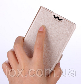 Золотий чохол-книжка для Lenovo K900