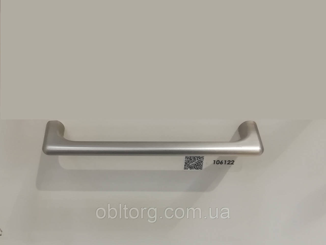 Ручка меблева скоба GIFF 4/101/128 сатин нікель, фото 1