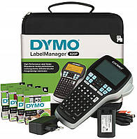 Принтер етикеток DYMO LabelManager 420P + 4 стрічки D1 ​​+ аксесуари + футляр