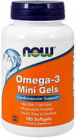 Омега Now Foods - Omega-3 Mini Gels (180 капсул)