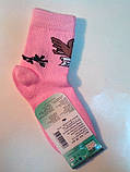 Шкарпетки дитячі демісезонні рожевого кольору, р. 14-16, фото 3