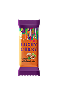 Конфеты в корпусе из мягкой карамели Lucky Chucky с фундуком Коммунарка 300 грамм