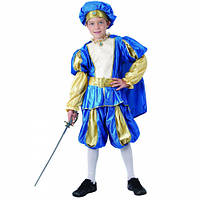 Карнавальний костюм "Принц" S/M/L (110-140см), сорочка/штани/накидка/капюшон