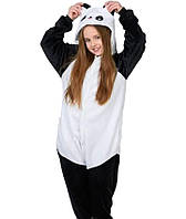 Пижама - кигуруми теплый "Панда" детский, махровый комбинезон - костюм для детей