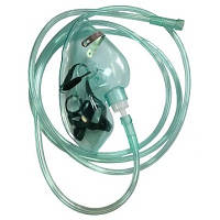 Киснева маска для дорослих у комплекті з кисневою трубкою