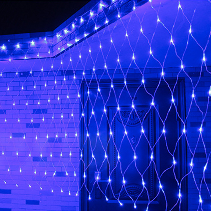 Гірлянда Сітка 2 х 2 метри 240 LED (білий,синій)