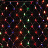 Гірлянда Сітка 2 х 2 метри 240 LED (білий,синій), фото 3