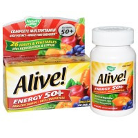 Витамины Alive! для мужчин и женщин 50+, 60 таб для иммунитета сердца ...
