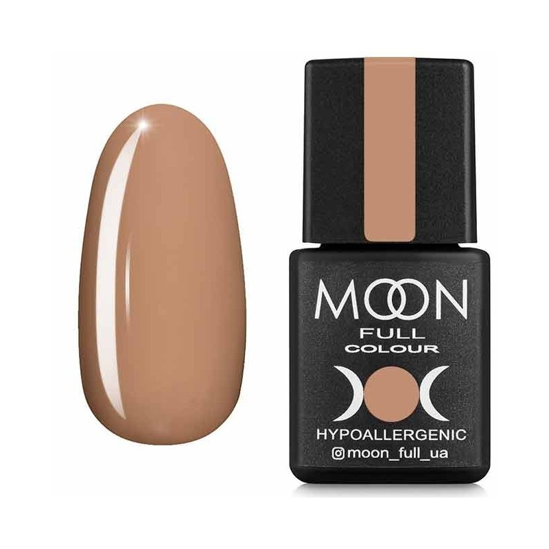 Гель-лак MOON FULL color Gel polish №618 (капучино, емаль), 8 мл