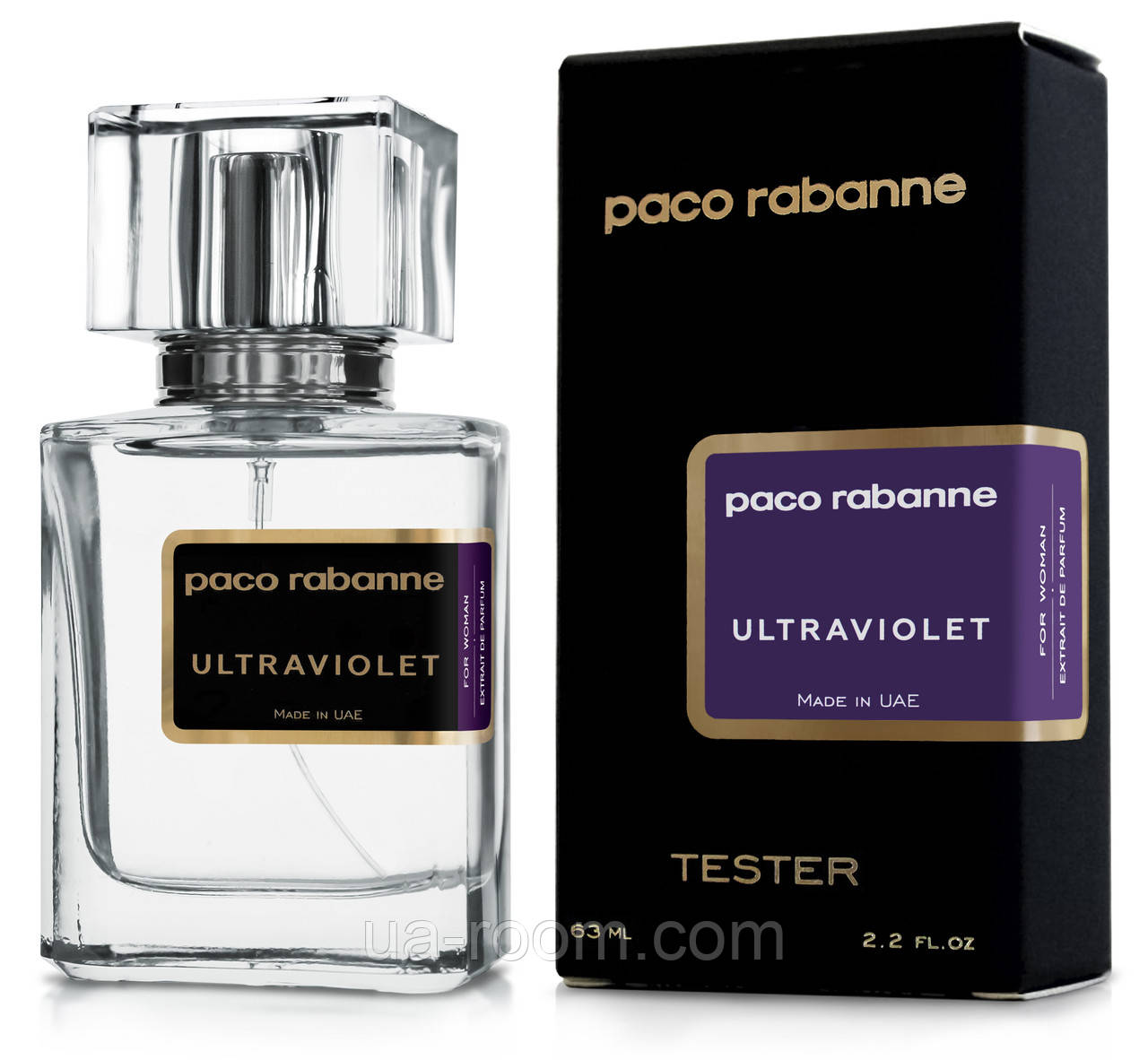 Тестер жіночий Paco Rabanne Ultraviolet Women, 63 мл.
