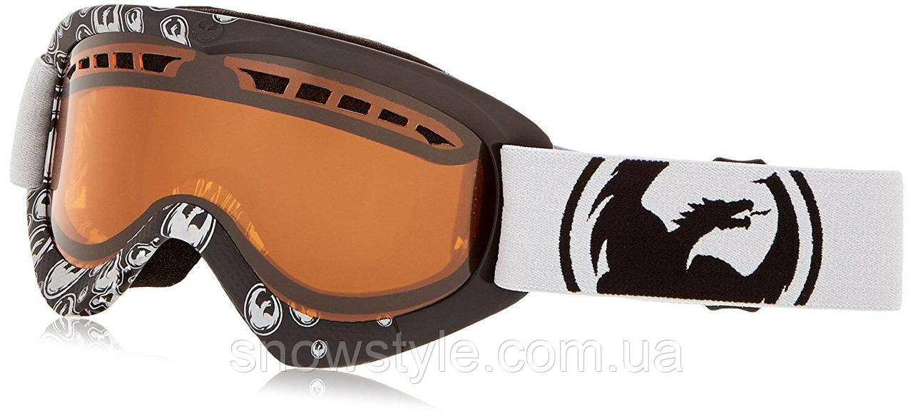 Гірськолижна маска Dragon Alliance DXS Grey Icon лінза Amber S1
