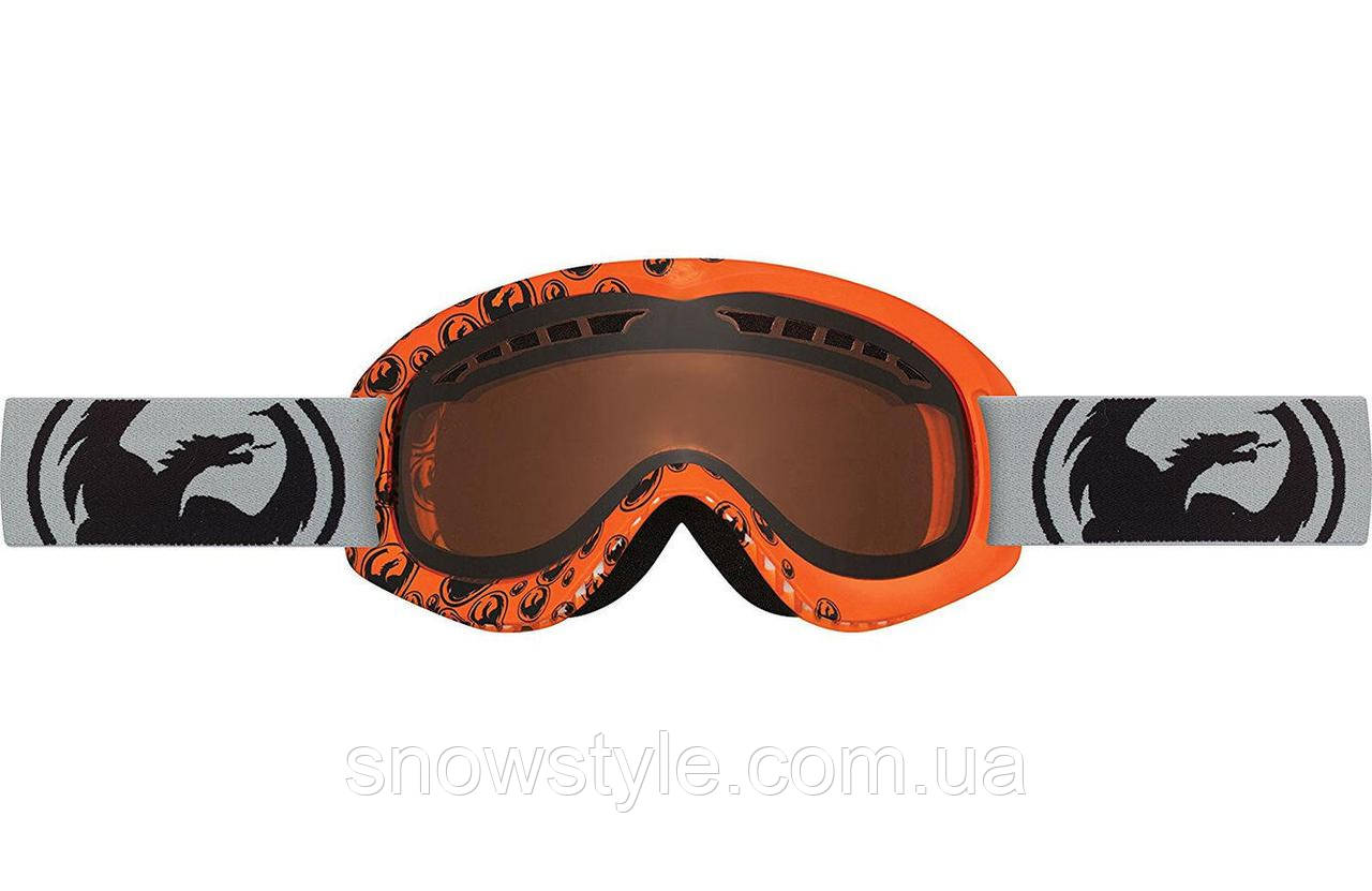 Гірськолижна маска Dragon Alliance DX Grey Orange лінза Amber S1