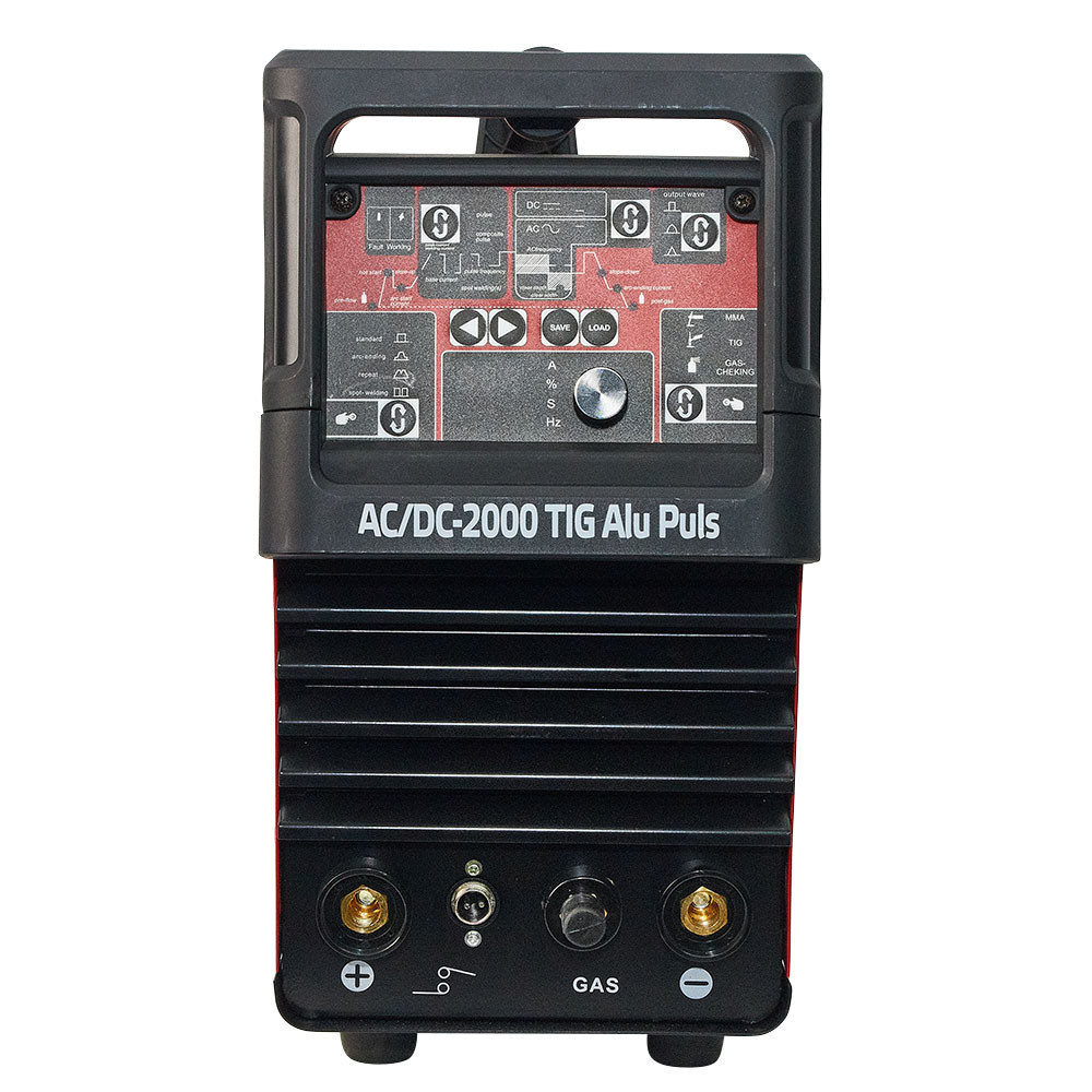 Сварочный инвертор TIG + ММА AC/DC 200 А, Латвия Vitals Professional AC/DC-2000 TIG Alu Puls для алюминия - фото 3 - id-p1495577657