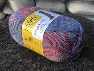 Носкова пряжа REGIA серія Virtual Reality Color