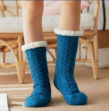 Плюшеві шкарпетки-тапочки Huggle Slipper Socks ,Теплі шкарпетки з подошво , Плюшеві з протиковзкими підошвами