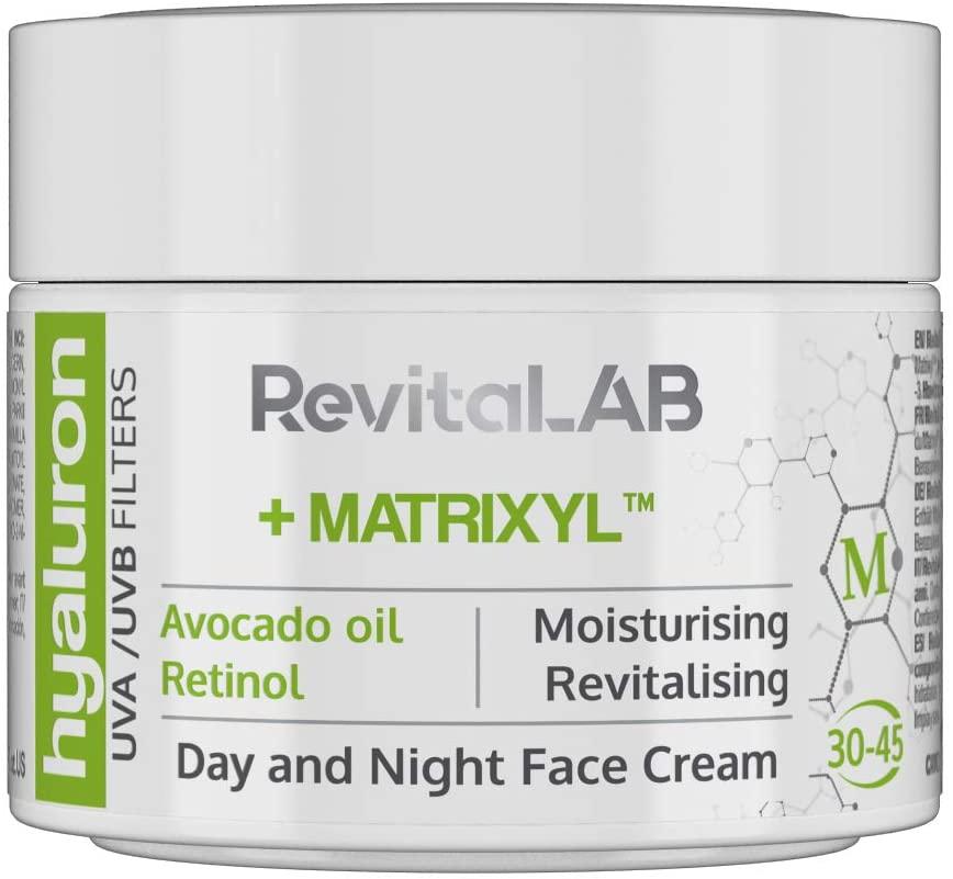 Зволожуючий крем з матриксилом і ретинолом RevitaLAB Hyaluron Anti-Ageing Day and Night Cream + Matrixyl 50 мл
