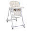 Дитячий складаний стільчик для годування Bambi M 3233 Leaf Beige бежевий, фото 5