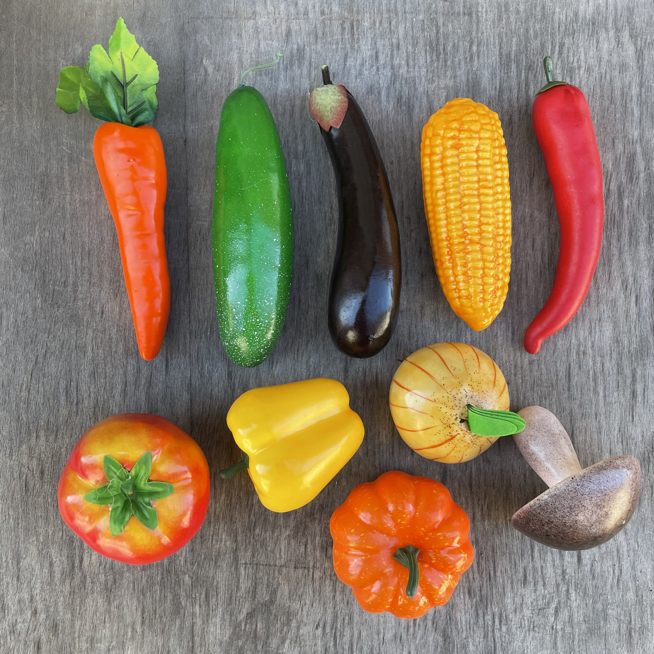 Штучні овочі набором, фото 1